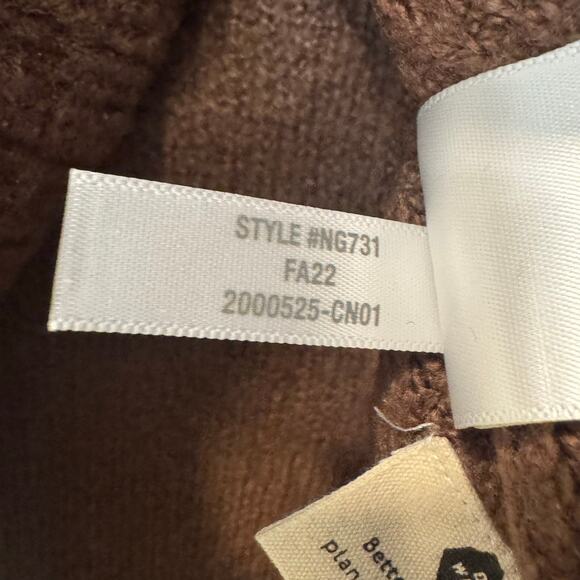 Madewell Melwood Square-Neck Sweater in Coziest Yarn forage Size XXS NWOT - Picture 9 of 10